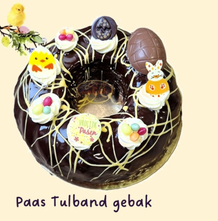 Tulband Gebak (chocolade-hazelnoot)